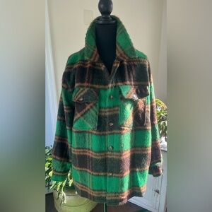 NWOT Green Plaid Shacket - Women’s XL - Final Sale